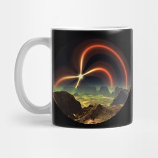 Planetary Art - Cosmic Morning on Planet Plasmaja Mug